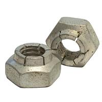 3/8"-16 Flex Type Lock Nut, Heavy Hex, Full Height, Carbon Steel, Cadmium